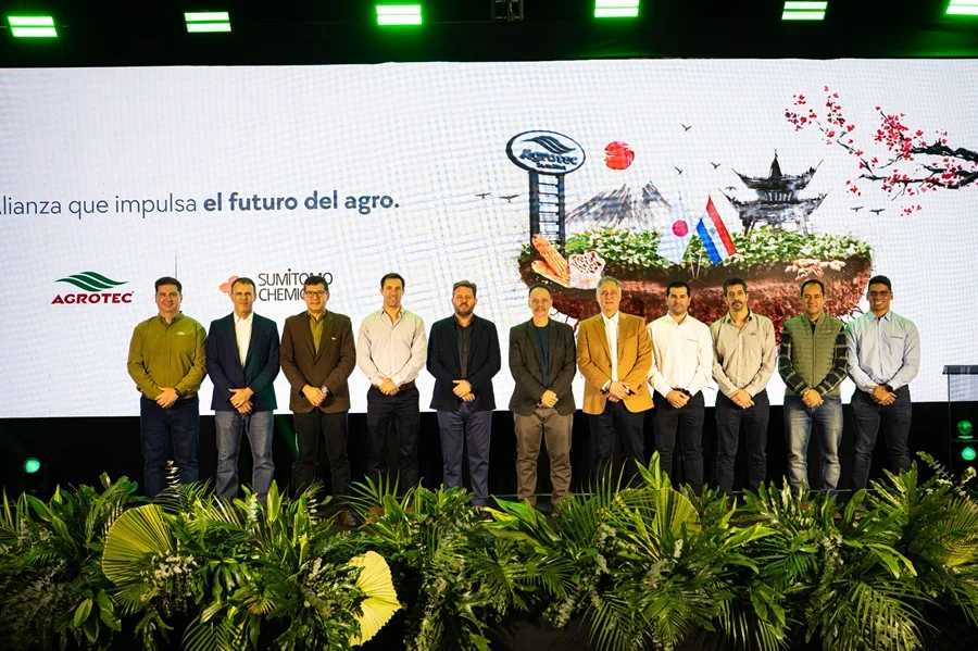 Agrotec y Sumitomo Chemical sellan alianza para impulsar nuevas tecnologías en la agricultura paraguaya