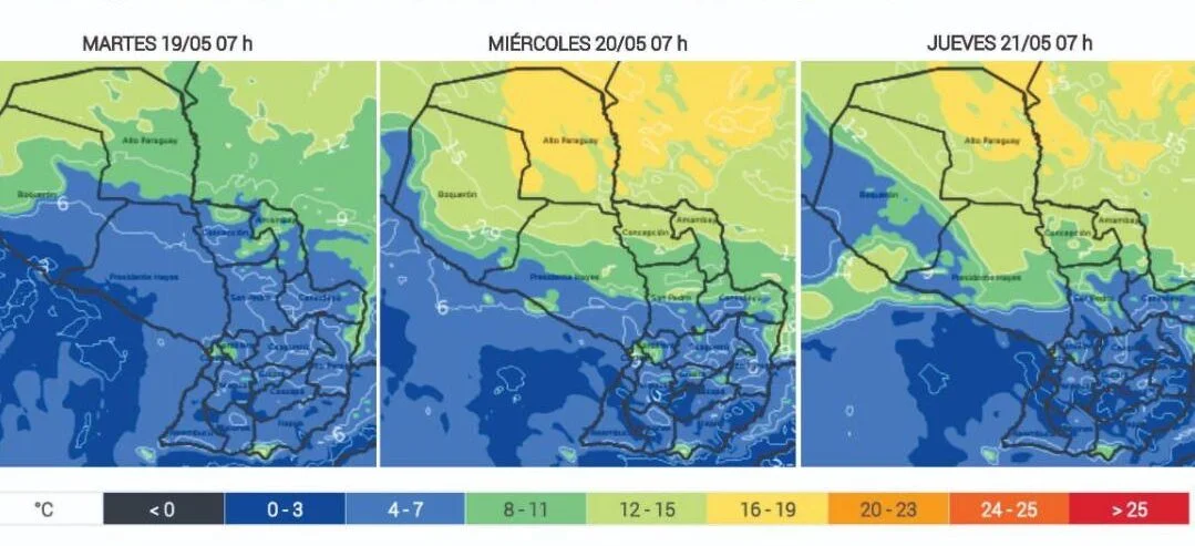 MAG alerta sobre riesgo de heladas agrometeorológicas