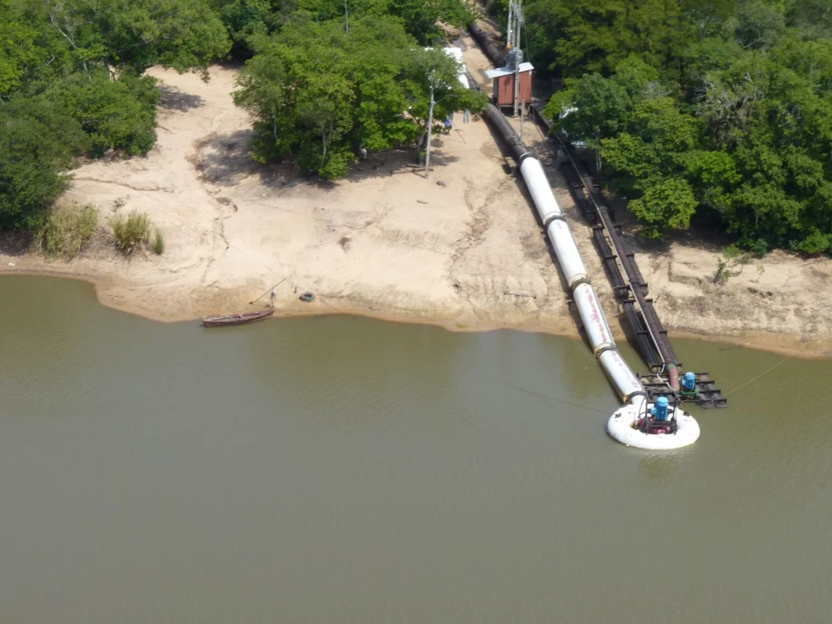 Niveles de agua del Río Tebicuary en situación crítica: el 60% del arroz nacional bajo impacto